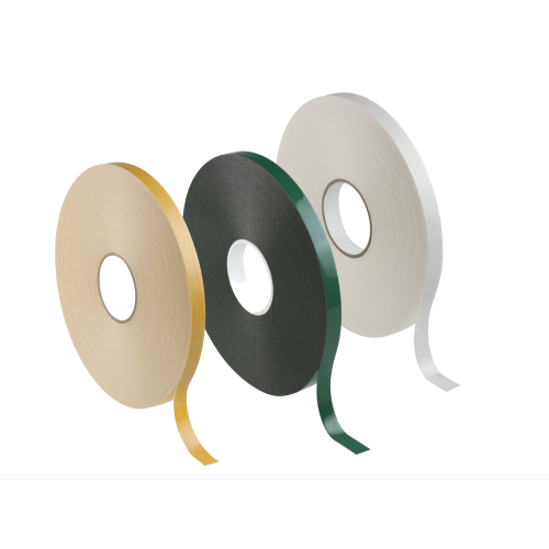 double sided foam tape rolls for bonding and mounting black and white.
