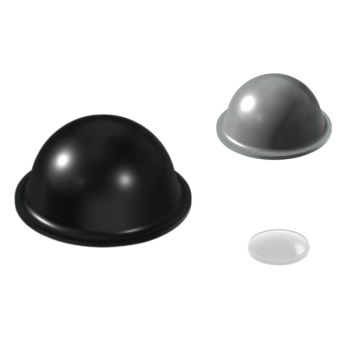 Hemispherical Bumperstops (bumpon alternative). Self adhesive rubber feet for small appliances.