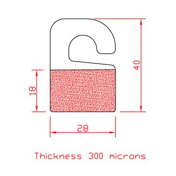 Small Hook Self Adhesive Hang Tab
