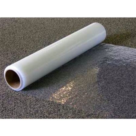 Extra wide plastic carpet protector top