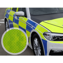 4x Super Yellow Car Door Open Sticker Reflective Tape Safety