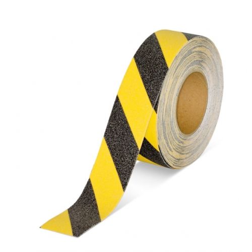 black & yellow chevron anti-slip tape. 25mm  x3M