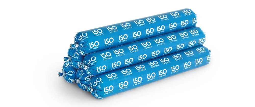 ISo Top Flex Adhesive XP, Black air impermeable adhesive for aitight connections between windows, connection foils, fleece and paper 