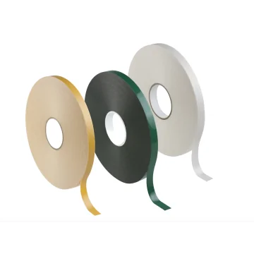 double sided foam tape rolls for bonding and mounting black and white.