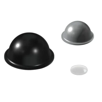 Hemispherical Bumperstops (bumpon alternative). Self adhesive rubber feet for small appliances.
