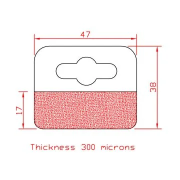 Large Rigid Euro Slot Hang Tabs