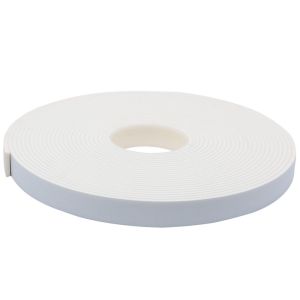 Medium Density Foam Tape | White 10mm x 6mm  x12M